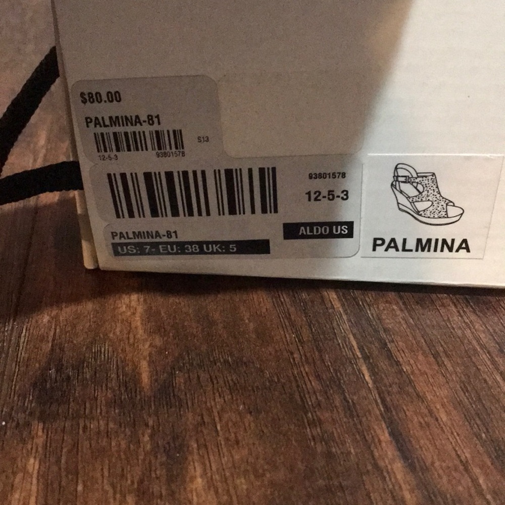 Neutral Rhinestone wedges - Picture 4 of 4